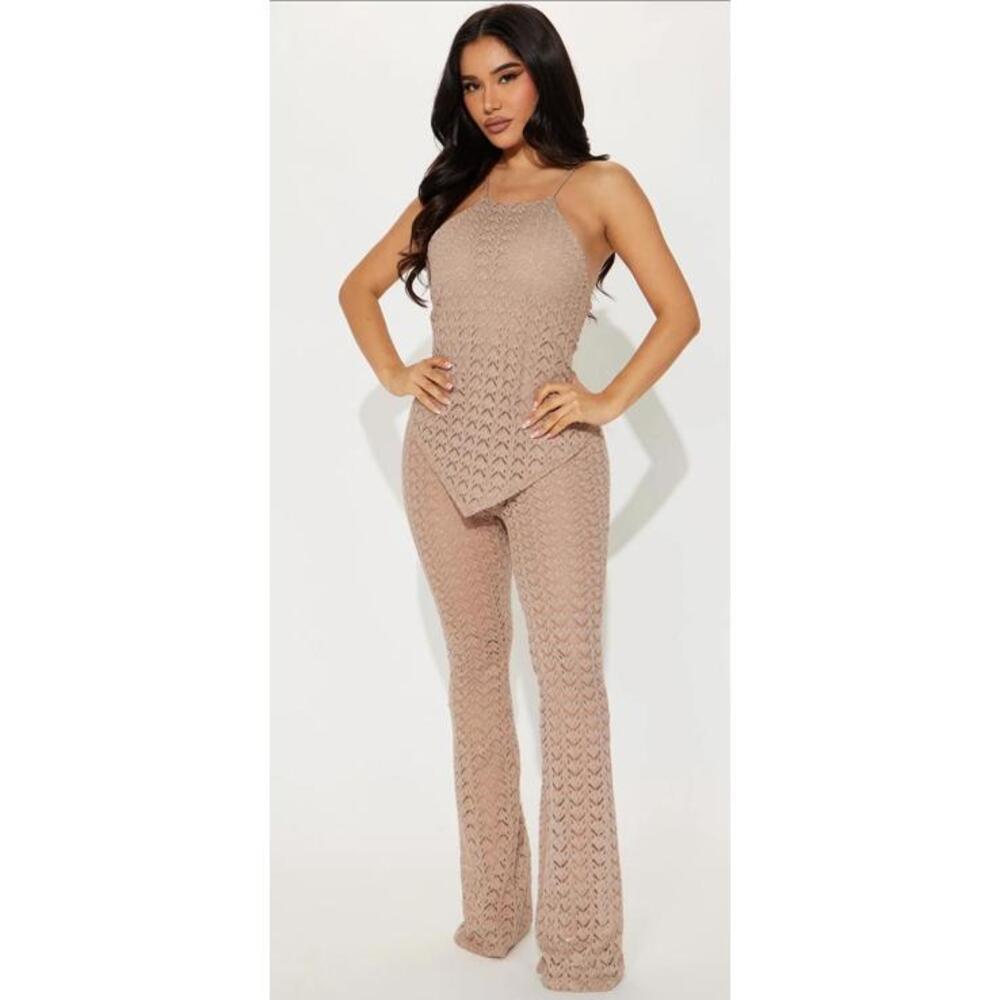 Chic Crochet Knitted Jumpsuit